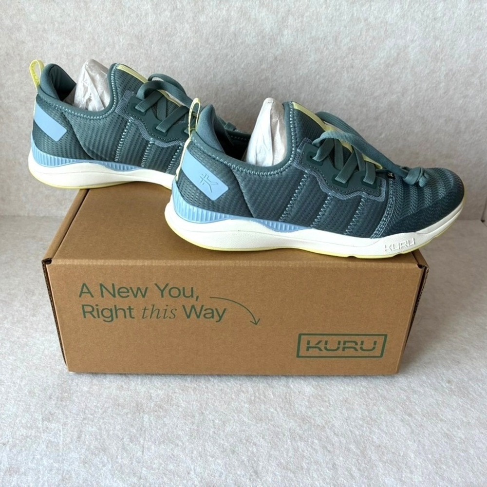 Kuru Stride Move Blue Haze Lime Sorbet Women's 8.5 Sneakers New in box